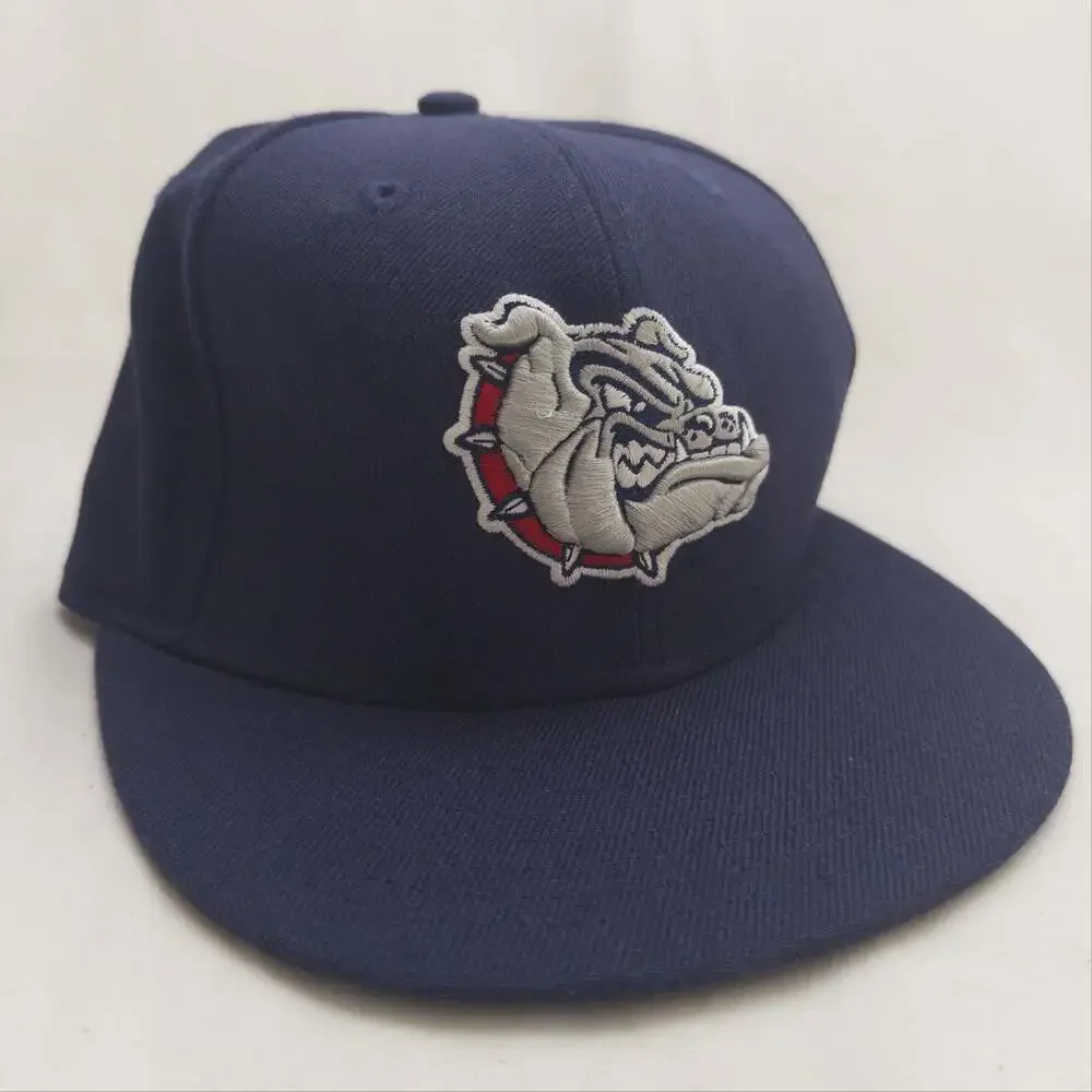 New Era Gonzaga Bulldogs 59FIFTY Fitted Hat Navy Blue Size 7